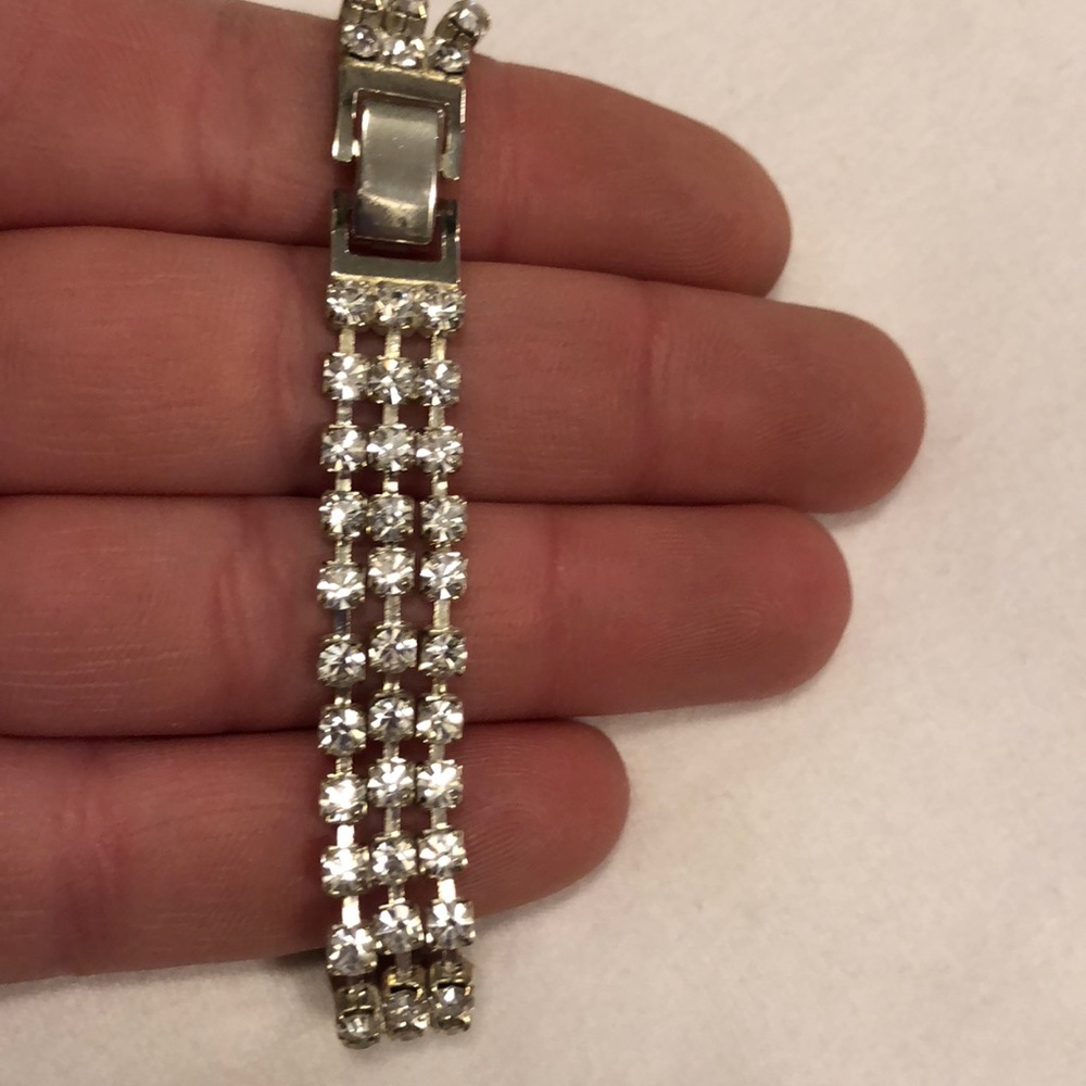 Silver formal bracelet